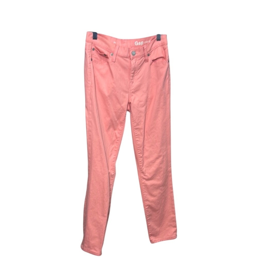 Gap 1969 Always Skinny Coral Pink Casual Everyday Denim Pants